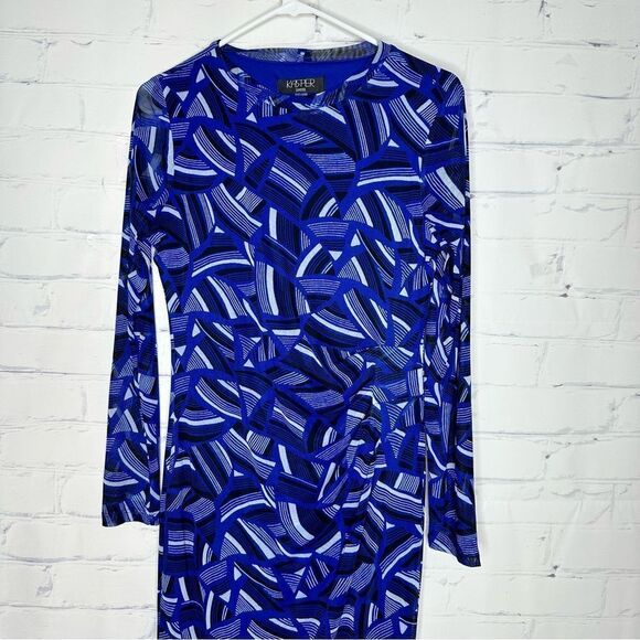 Kasper small blue dress - Picture 1 of 6
